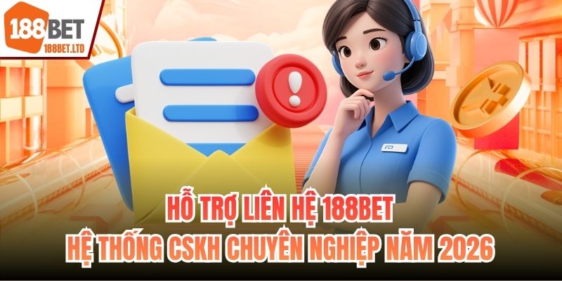 Lựa chọn các phương thức hỗ trợ liên hệ 188bet